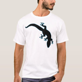 Blått GECKO-kontur T Shirt