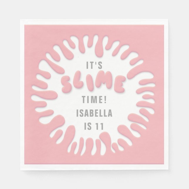 Blått glimmer i ro party pappersservett (Framsidan)