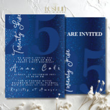 Blått Glitter-dagars mousserande glam Party