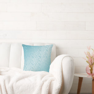 Blått Glitter-glam för djurtryck Kudde