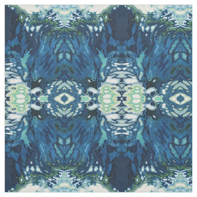 Blått-, grå färg-, kräm- & vittyg 'Dublin Tyg (Provkarta)