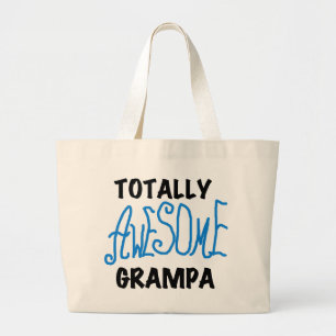 Blått Grampa T-shirts och gåvor av totalt Fantasti Jumbo Tygkasse
