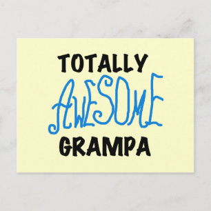 Blått Grampa T-shirts och gåvor av totalt Fantasti Vykort