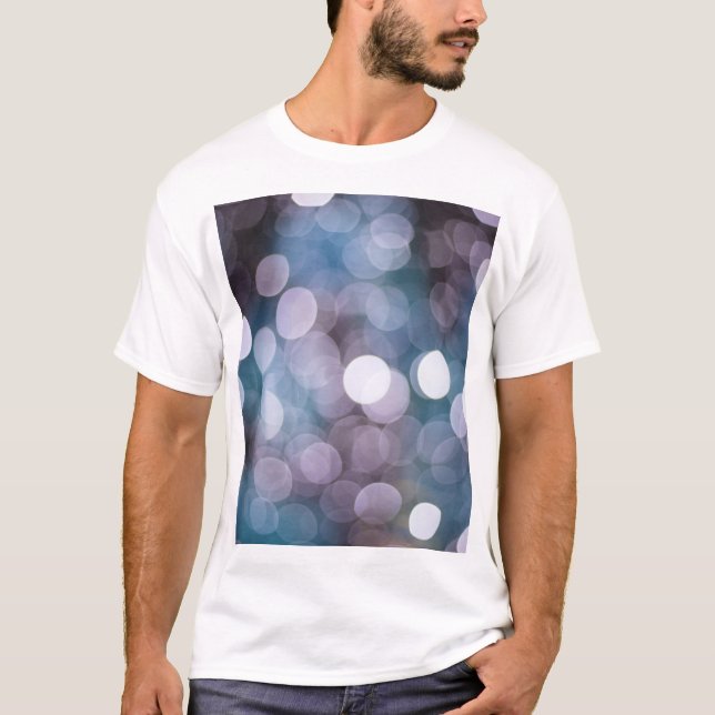 Blått grått, abstraktens bakgrund. t shirt (Framsida)