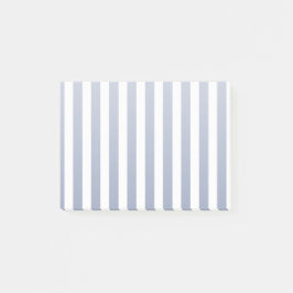 Blått grått och vitt kandy rand post-it block