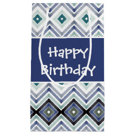 Blått Grattis på födelsedagen-format