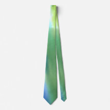 Blått Grönt Aurora Neck Tie