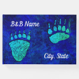 Blått Grönt Bear Tassar - Guest Bok