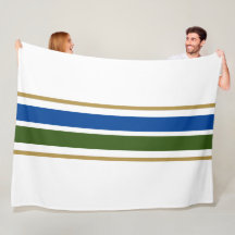 Blått Grönt Center Tävla Rand på vitt