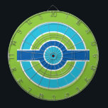 Blått/Grönt Circles anpassningsbar dart board Piltavla<br><div class="desc">Lägg till egen text/bild om du vill. Se min butik för fler artiklar med den här designen.</div>