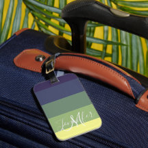 Blått + Grönt Färg Block Rand