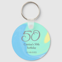 Blått grönt grått 50 födelsedagskalender, lägg til