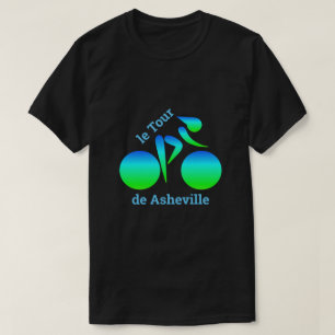 Blått Grönt Övertoningscykel T-Shirt