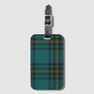 Blått-Grönt Tartan Bagagebricka