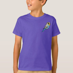 Blått & gula Budgie Tee