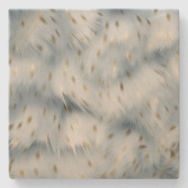 Blått Guld-djurtryck Stenunderlägg