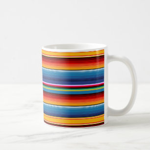 Blått Guld, mexikansk sarape Kaffemugg