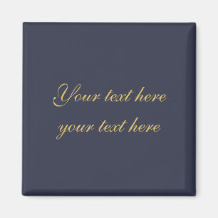Blått Guld Professionell Trendig Minimalistisk Ege Magnet