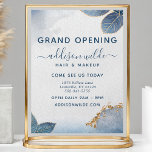 Blått Guld-vattenfärgen Botanical Löv Business Reklamblad<br><div class="desc">Blått Guld-vattenfärgen Botanical Lövs Business Flyer. Perfekt för skönhetssalon,  hårstilist,  makeup artist eller cosmetolog.</div>