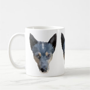 Blått Heeler/australiensiskt nötkreatur förföl Kaffemugg