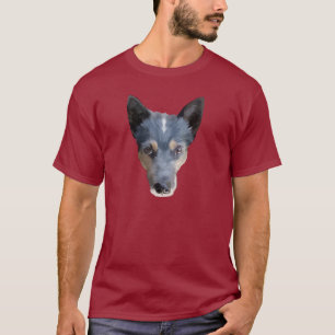 Blått Heeler/australiensiskt nötkreatur förföljer T Shirt