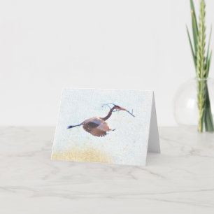 Blått Heron Note-kort Kort