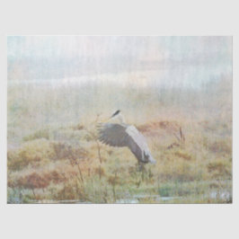 Blått Heron Watercolor-papper