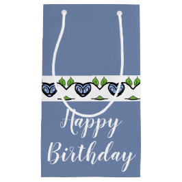 Blått hjärta i centrum