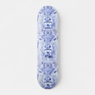 Blått Hjort-skateboard för abstrakt Skateboard Bräda 20 Cm