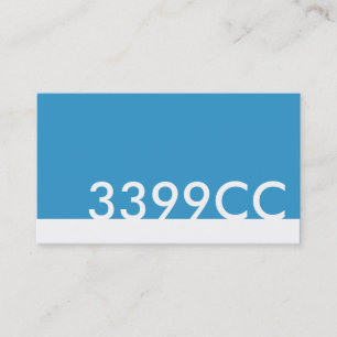 blått html färg-kod 3399CC Visitkort