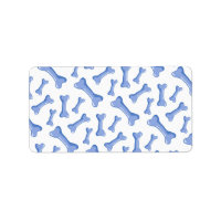 Blått Hund Bones delikat Cute Puppies Animal Lover