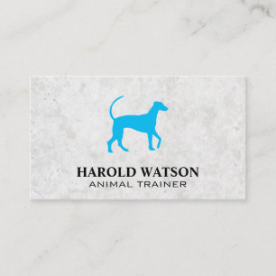 Blått Hund, Logotyp Visitkort
