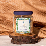 Blått Hydrangea 1:a årsdagen Pappra årsdagen Party Fyrkantigt Klistermärke<br><div class="desc">Blått Hydrangea 1:a årets Pappra årsjubileum på Party-torget är en vacker vattenfärg med blå vattenkastare, grönenergi och en digital guld-effekt. Det är en vacker blommigt för vår eller sommarårsdagen för party. Snygg personlig 1:a årsdagen bröllopsklippare! Du kan anpassa dig genom att välja "Anpassa den här mallen" eller om du vill...</div>