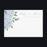 Blått Hydrangea Blommor Blooms Blommigt Adapter Tilläggskort<br><div class="desc">Det här blommigten för söt har vattenfärgsblommor och anpassningsbar. Använda mallen som du vill fylla i informationen i. Du kan använda funktionen "Anpassa ytterligare" för att ändra teckensnittet (storlekt,  stil,  färg) och lägga till mer linjer text,  ändra layouten och lägga till text på baksidan.</div>