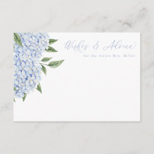 Blått Hydrangea Blommor Blooms Blommigt Adapter Tilläggskort