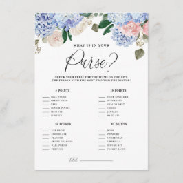 Blått Hydrangeas - vad är det i ditt spel? Tilläggskort