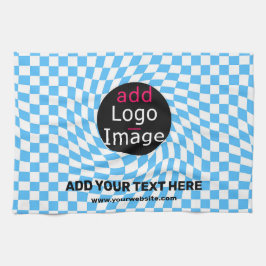 Blått i den moderna Anpassningsbarna Professionell Kökshandduk