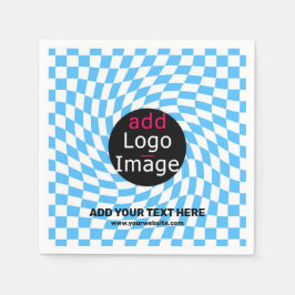 Blått i den moderna Anpassningsbarna Professionell Pappersservett