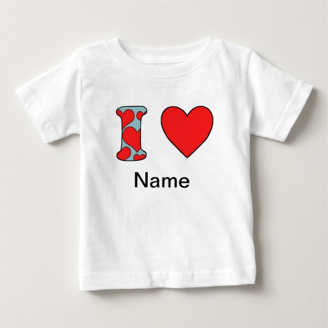 blått i kärlek, kostomierat t-shirt (Framsida)
