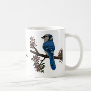 Blått Jay skräddarsy Kaffemugg