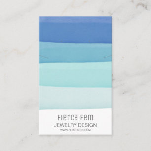 Blått judiskt Visning för Bläck Lagrar Visitkort