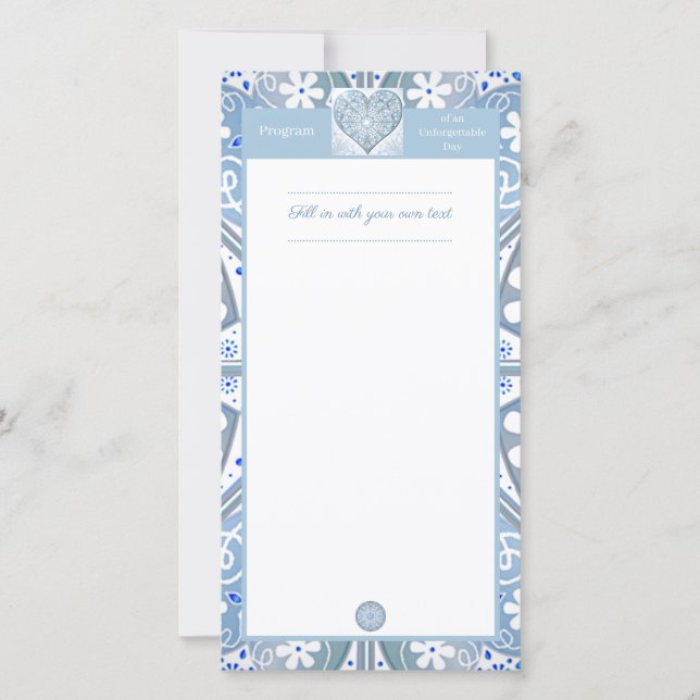 Blått keramiskt Snöre (Framsida)