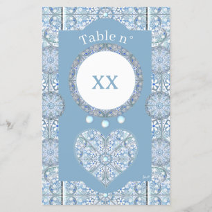 Blått keramiskt Snöre