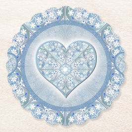 Blått keramiskt Snöre Underlägg Papper