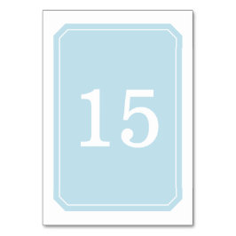 Blått kort för Elegant Bord