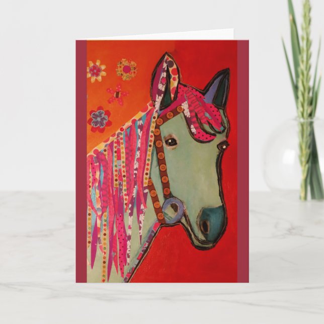 Blått kort för hälsning (Framsida)