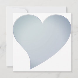 Blått kort för hjärthjärtans dag