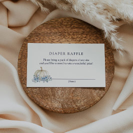 Blått kort för påfyllning av raffle