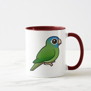 Blått-krönade Conure Mugg