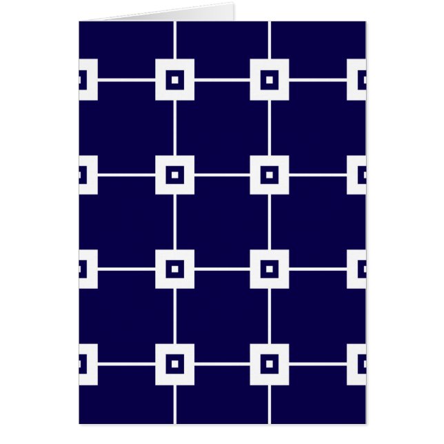 Blått krossar kortet för nr. 4% pipe% hälsningskort (Framsidan)